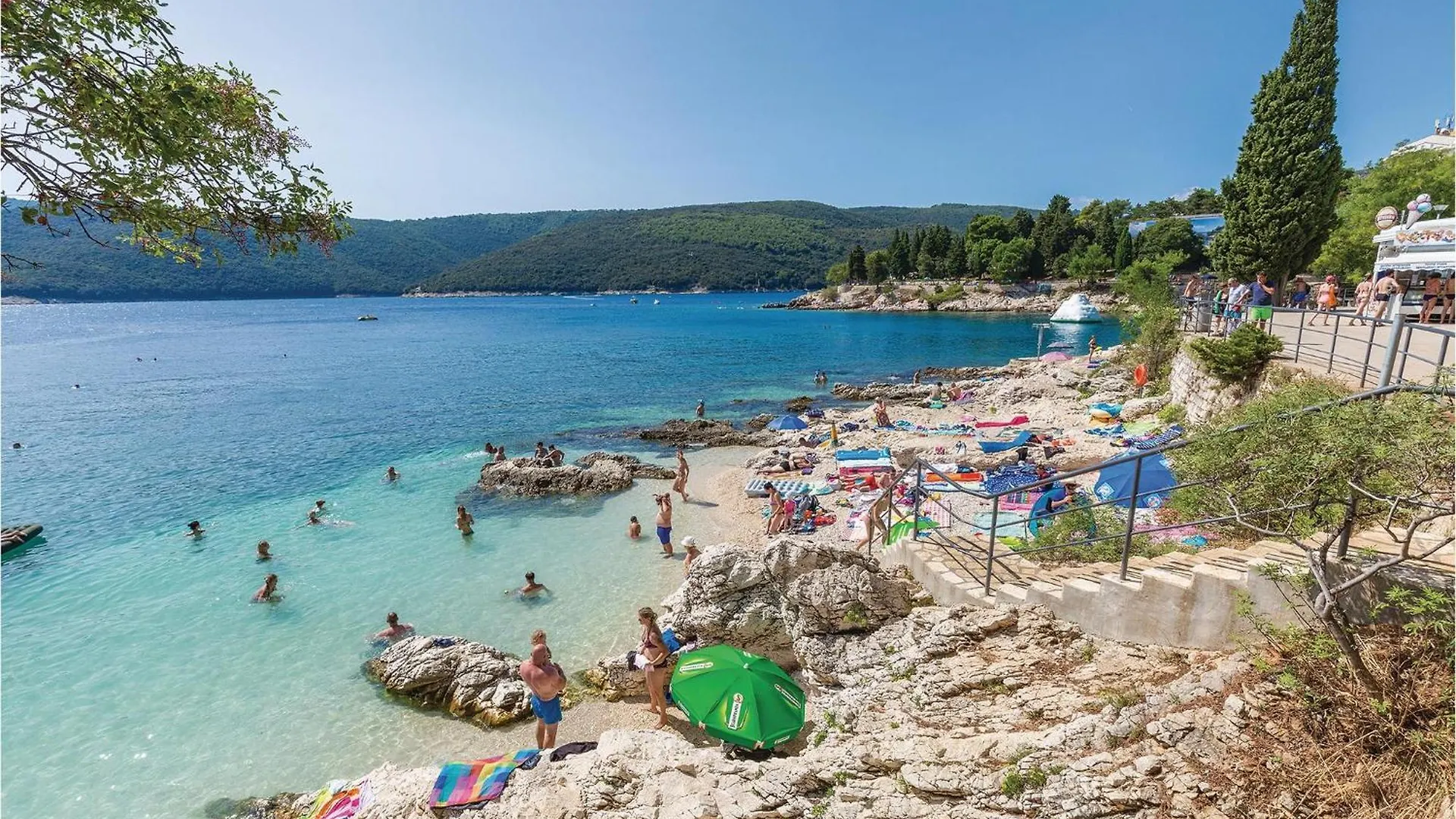Nice Apartment In Rabac With Kitchen